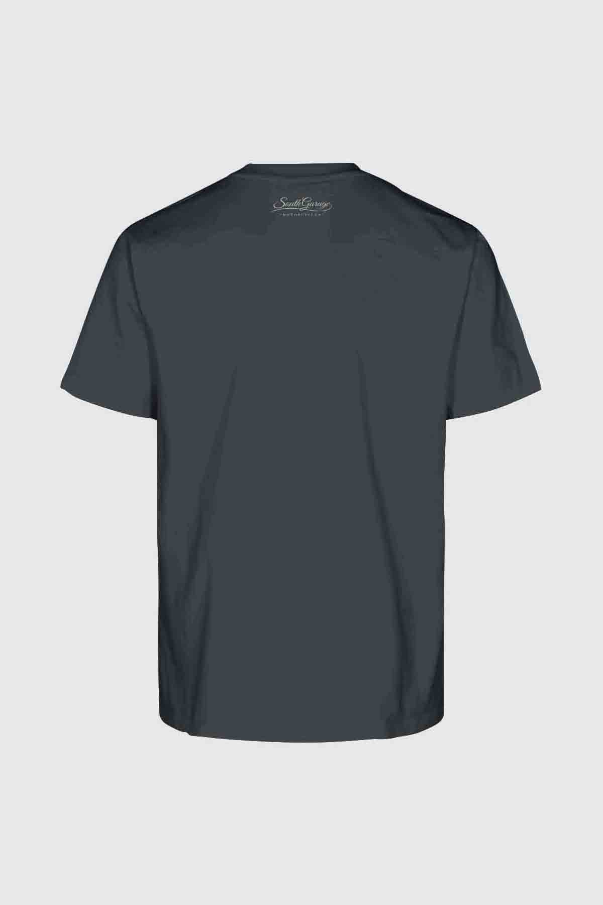 T-SHIRT MOTO CUSTOM 02 - NAVI